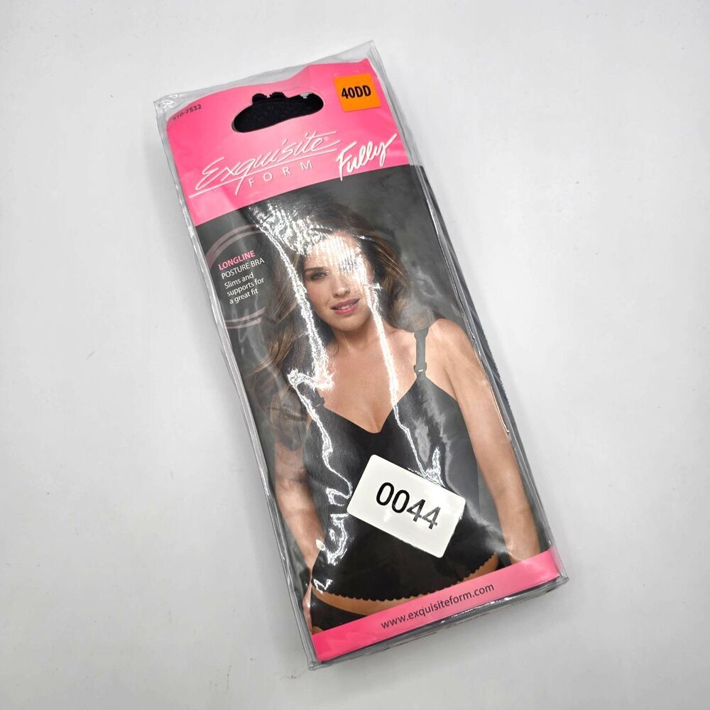 Exquisite Form Fully 5107532 Posture Longline Bra Black Sz 40DD NWT - Picture 6 of 16